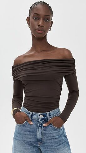 Susana Monaco Women's Off Shoulder Gathered Top in Kuwait