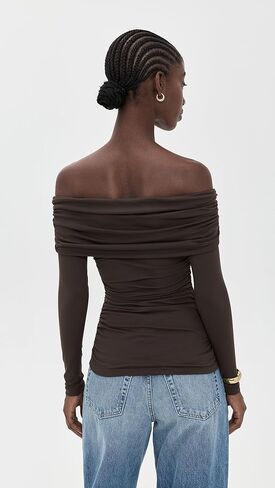Susana Monaco Women's Off Shoulder Gathered Top in Kuwait