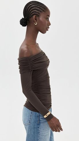 Susana Monaco Women's Off Shoulder Gathered Top in Kuwait