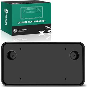 YHTAUTO Front License Plate Frame w/o Screws Compatible with Lincoln Town Car 2003-2011, Black Bumper License Plate Bracket, No Drill Licence Plate Holder in Saudi Arabia