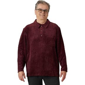 Ovidis Long-Sleeved Adaptive Polo Elderly Disabled Men - Thomas in Saudi Arabia