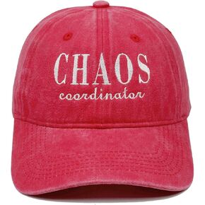 Chaos Coordinator Baseball Cap - Embroidered Cotton Hat for Women Men Adjustable, Funny Gifts for Dad Teacher Nurse in Kuwait