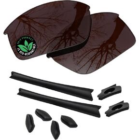 Raydi Polycarbonate Replacement Lenses & Rubber Kits for Oakley Flak Jacket | Flak Jacket XLJ Sunglasses in Saudi Arabia