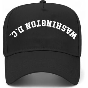 Washington D.C. Upside Down Reversed Vintage Trucker Hat | Premium Adjustable Snapback Baseball Hat for Men & Women in Saudi Arabia