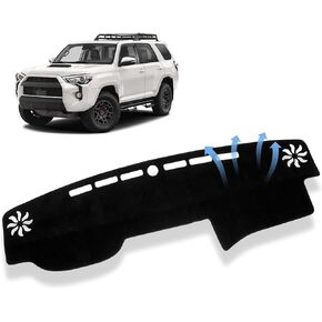 غطاء لوحة أجهزة القياس متوافق مع ملحقات كاديلاك إسكاليد 2007-2014، ملحقات داخلية لغطاء لوحة أجهزة القياس غير قابلة للانزلاق، واقي من الأشعة فوق البنفسجية مناسب حسب الطلب in Kuwait