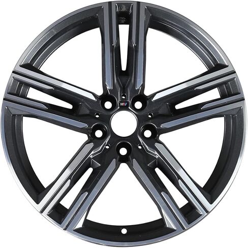 عجلة خلفية مقاس 19 بوصة × 9 بوصة لسيارة BMW 840i، M850 2019-2024 طراز 727M مصنوعة من الفحم المُعاد تصنيعه من مصنع OEM حافة #36118090020 in Saudi Arabia