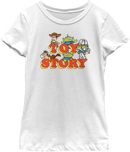 Disney Girl's Toy Stack T-Shirt in Saudi Arabia