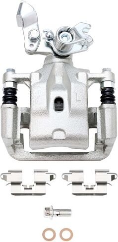 محور ديترويت - فرجار فرامل خلفي مكون من قطعتين لسيارة Ford Fusion Lincoln MKZ Zephyr Mazda 6 Mercury Milan، 2006 2007 2008 2009 2010 2011 2012، 2 فرجار فرامل قرصية مع استبدال الدعامة in Saudi Arabia