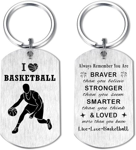 Yobent Basketball Gifts for Teen Boys, Basketball Lover Keychain for Birthday Christmas Valentines Day in Saudi Arabia