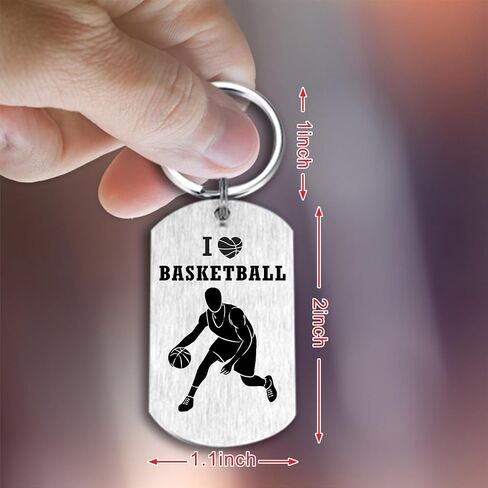 Yobent Basketball Gifts for Teen Boys, Basketball Lover Keychain for Birthday Christmas Valentines Day in Saudi Arabia