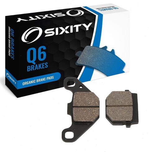 Sixity Q6 Front Organic Brake Pads compatible with Adly Jet 50 2007-2009 Complete Set in Saudi Arabia