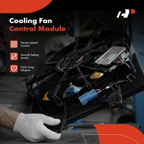 A-Premium Engine Radiator Cooling Fan Control Module Compatible with Ford Focus 2005-2012 & Mazda 3 2004-2009, 3 Sport 2009-2011 & Volvo C70 2004-2010, C30 2007-2012, S40 2004-2010, V50 2005-2010 in Saudi Arabia