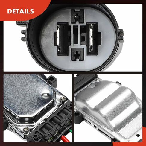 A-Premium Engine Radiator Cooling Fan Control Module Compatible with Ford Focus 2005-2012 & Mazda 3 2004-2009, 3 Sport 2009-2011 & Volvo C70 2004-2010, C30 2007-2012, S40 2004-2010, V50 2005-2010 in Saudi Arabia