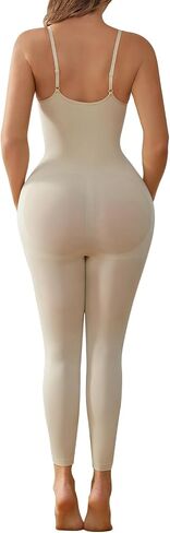 Unitard Jumpsuits for Women Tummy Control Capri Bodysuits Cropped Yoga Body Suit Compression Jumpsuits in Saudi Arabia
