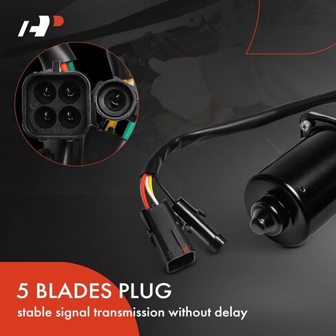 A-Premium Front Windshield Wiper Motor Compatible with International Harvester, Freightliner, Western Star, Peterbilt, Kenworth, Volvo, Mack Models - 9200, 9400, 9900, 5500, 5900, Columbia, Century in Saudi Arabia