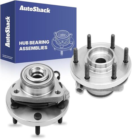 مجموعات محامل محور العجلة الأمامية AutoShack مع ABS| بديل لسيارة نيسان تيتان 2008-2012 | 2-جهاز كمبيوتر in Saudi Arabia