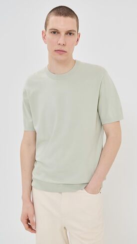 Theory Men's Light Bilen Soris Knit Tee in Saudi Arabia