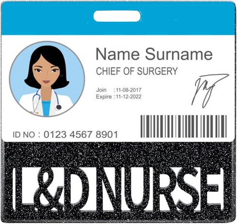 Plifal RN BSN BADGE Buddy حامل بطاقة - بكالوريوس العلوم في التمريض بريق الشريحة الممرضة الملحقات in Saudi Arabia