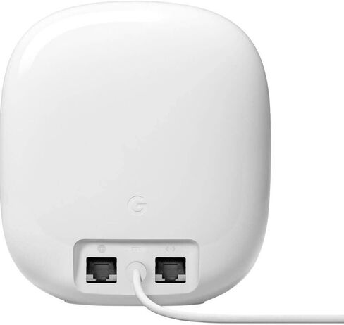 Google Nest WiFi Pro - Wi-Fi 6E - Reliable Home Wi-Fi System with Fast Speed and Whole Home Coverage - Mesh Router - 2 Pack - Snow (Renewed) in Saudi Arabia
