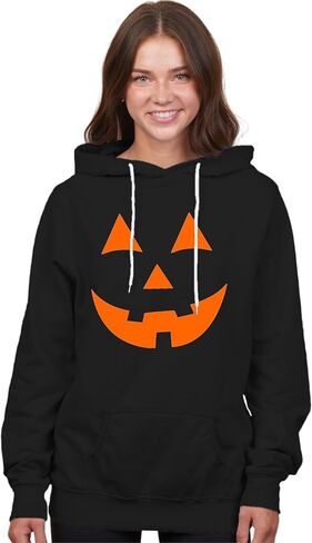 Go All Out Jack O Lantern Pumpkin Face Halloween Funny Mens Women Youth Sweatshirt Hoodie in Saudi Arabia