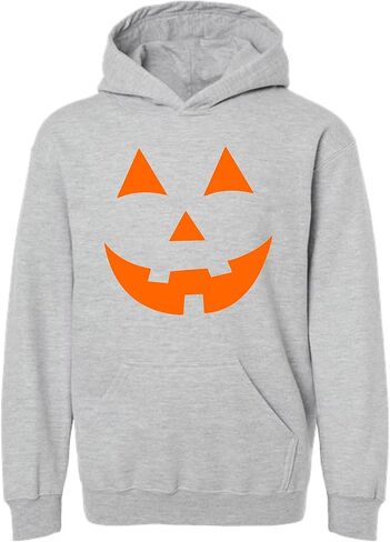 Go All Out Jack O Lantern Pumpkin Face Halloween Funny Mens Women Youth Sweatshirt Hoodie in Saudi Arabia