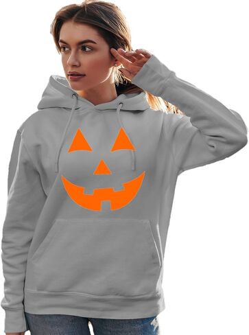 Go All Out Jack O Lantern Pumpkin Face Halloween Funny Mens Women Youth Sweatshirt Hoodie in Saudi Arabia