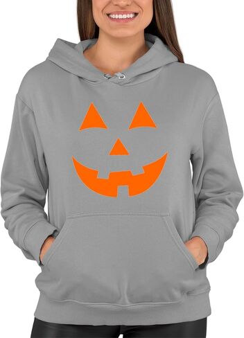 Go All Out Jack O Lantern Pumpkin Face Halloween Funny Mens Women Youth Sweatshirt Hoodie in Saudi Arabia