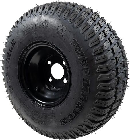 CUB CADET 634Z07264-0637 Powder Black Complete Wheel 20x8-8 Turf in Saudi Arabia