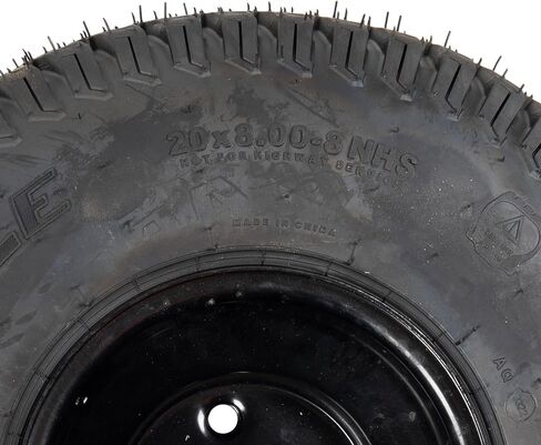 CUB CADET 634Z07264-0637 Powder Black Complete Wheel 20x8-8 Turf in Saudi Arabia