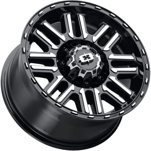 VISION 17x8.5 348 Nexus Gloss Black Machined Face Wheel 8x6.5 (0mm) in Saudi Arabia