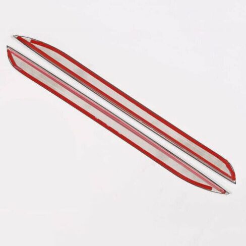 x xotic tech Rear Bumper Lower Lip Cover Trim, Red Stainless Steel, Compatible with Camry SE XSE 2018-2024 in Saudi Arabia