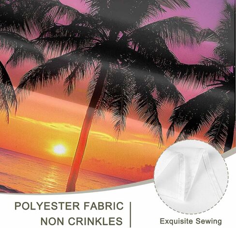 Tapestry Wall Hanging Pink Summer Beach Sunset Tapestries Aesthetic Tropical Coconut Tree Tapestry for Bedroom Living Room College Dorm Art Wall Decor Decorative Backdrop 50x60 Inch in Saudi Arabia