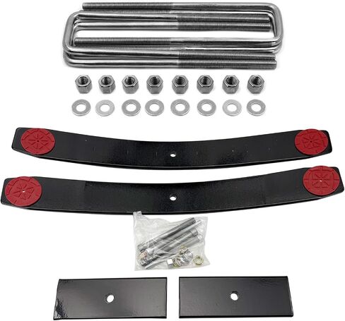 1.5"-2" Rear Add A Leaf Lift Kit with 8.5" long 2.5" wide Square U Bolts for 1995-2023 Toyota Tacoma 2WD 4WD TRD SR5 in Saudi Arabia