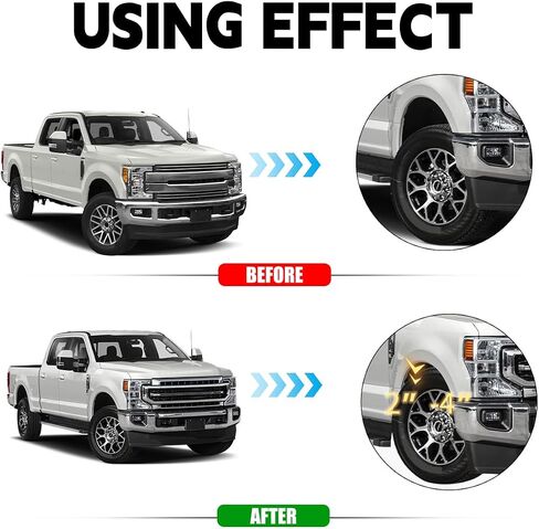 طقم رفع التسوية JERBOR للخدمة الشاقة 2-4 بوصة لسيارة Ford F250 F350 SD 4WD 2005-2016 قطرة ذراع نصف قطرها معدني in Kuwait