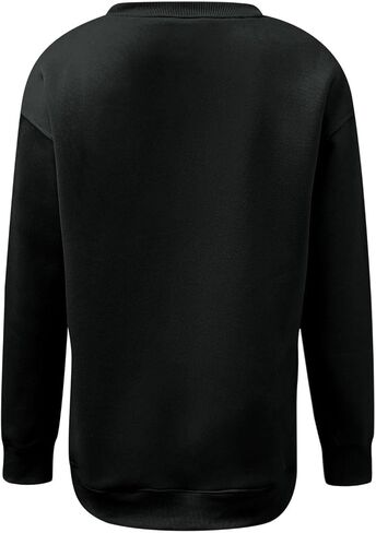 Crewneck بلوزات المرأة كم طويل طاقم الرقبة البلوز العصرية بلوزة كاجوال بلايز خريف شتاء وتتسابق 2025 in Saudi Arabia