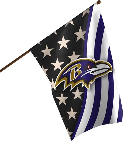 FOCO Washington Commanders NFL Americana Vertical Flag in Saudi Arabia