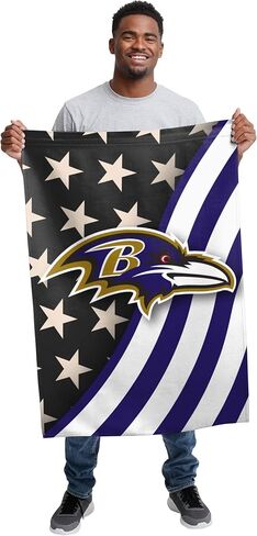 FOCO Washington Commanders NFL Americana Vertical Flag in Saudi Arabia