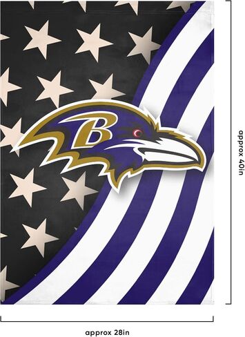 FOCO Washington Commanders NFL Americana Vertical Flag in Saudi Arabia