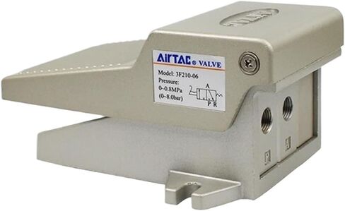 1PCS Foot Valve Pneumatic Foot Pedal Valve Cylnder Control 4F210-08L 3F210-08 Cylinder Controller Pedal(3FM-210-06,With-8mm-Fitting) in Saudi Arabia