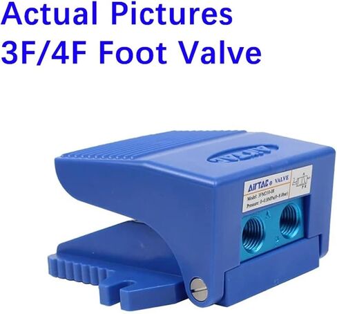 1PCS Foot Valve Pneumatic Foot Pedal Valve Cylnder Control 4F210-08L 3F210-08 Cylinder Controller Pedal(3FM-210-06,With-8mm-Fitting) in Saudi Arabia