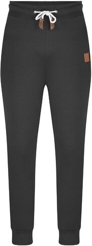 Mens Jogging Casual Cargo Pants Relaxed Fit Drawstring Elastic Waist Workout Athletic Sweatpants with Multi Pockets in Kuwait