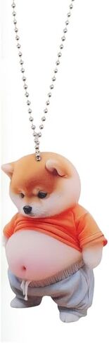 2D Acrylic Cat Dog Car Keychain Hanging Pendant Cartoon Cat Dog Shaped Women's Backpack Decoration Car Accessories in Saudi Arabia