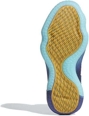adidas Dame 7 Extended Play Basketball Shoes Dark Blue/Bright Blue/Solar Gold Men's 8, Women's 9 Medium in Saudi Arabia