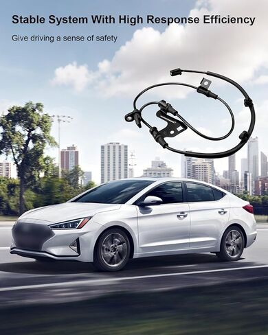 ABS Wheel Speed Sensor Fit for Hyundai Elantra 1.6L L4 2017-2020 Elantra GT 2.0L L4 2018-2020 Front Left and Right Replace 59810F2300 5S17408 59830F2300 5S17409 2PCS in Saudi Arabia