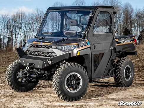 SuperATV Polaris Ranger 1000 Scratch-Resistant Vented Full Windshield | Preinstalled Bulb Seal in Saudi Arabia