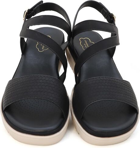 YOKI TUNSA-20 Women's Wedge Platform Sandals – Strappy Sandals With Arch Support, Comfortable Dress Sandals, Summer Platform Sandals in Saudi Arabia