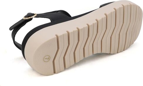 YOKI TUNSA-20 Women's Wedge Platform Sandals – Strappy Sandals With Arch Support, Comfortable Dress Sandals, Summer Platform Sandals in Saudi Arabia