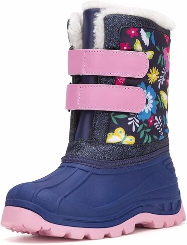 Toddler Warm Boots Girls Winter Snow Boots Child Rain Boot Waterproof Shoes Outdoor in Kuwait