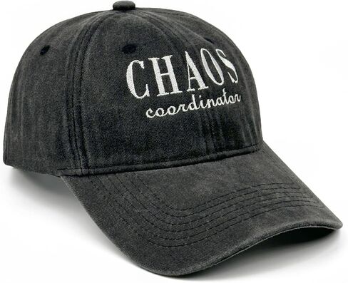 Chaos Coordinator Baseball Cap - Embroidered Cotton Hat for Women Men Adjustable, Funny Gifts for Dad Teacher Nurse in Saudi Arabia