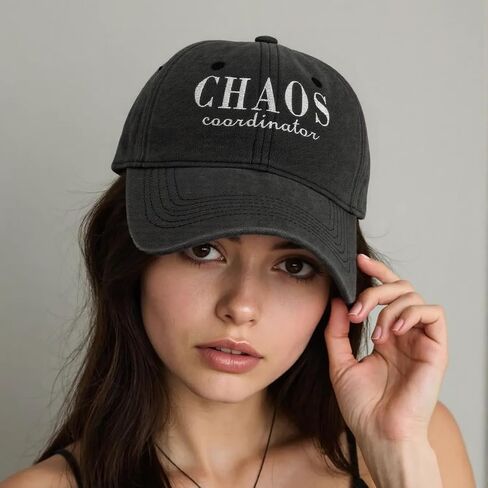 Chaos Coordinator Baseball Cap - Embroidered Cotton Hat for Women Men Adjustable, Funny Gifts for Dad Teacher Nurse in Saudi Arabia